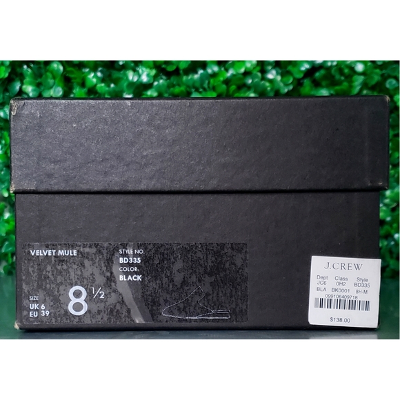5. J.Crew Velvet mule flats - Picture 5 of 5